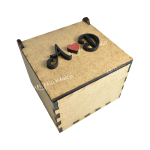 Caixinha para Bem-casado em MDF com Relevo