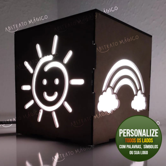 Luminária Personalizada em MDF - Imagem 5