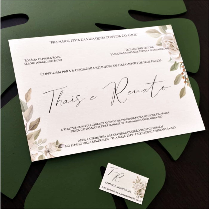 Convites de Casamento Personalizados - Imagem 8