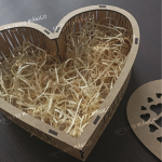 Caixa de MDF em Formato de Coração - Imagem 2