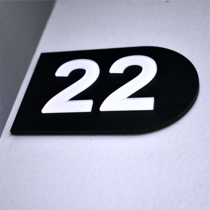 Plaquinhas com Números para Porta - Apartamento, Escritório, Clínica - Imagem 3