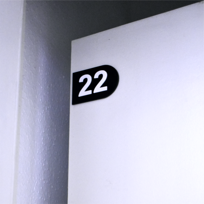 Plaquinhas com Números para Porta - Apartamento, Escritório, Clínica - Imagem 2