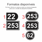 Plaquinhas com Números para Porta - Apartamento, Escritório, Clínica - Imagem 4
