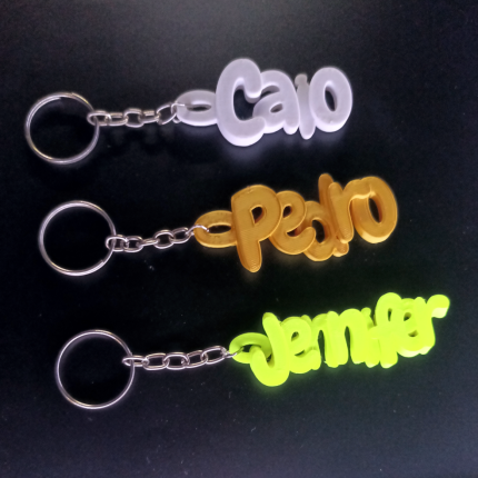 Chaveiro com Nome personalizado